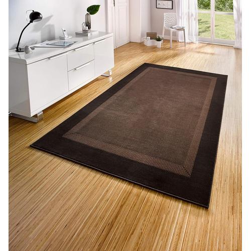 Tapis de Couloir - 80 x 300 cm - Tapis Doux à Poils Courts - Design Moderne - pour Couloir, Chambre à Coucher, Chambre d'enfant, Salle de Bain, Salon, Cuisine - Marron