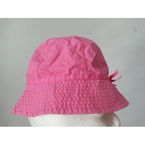 Bob Chapeau De Soleil Fillette Rose Fushia H&m 100 % Coton