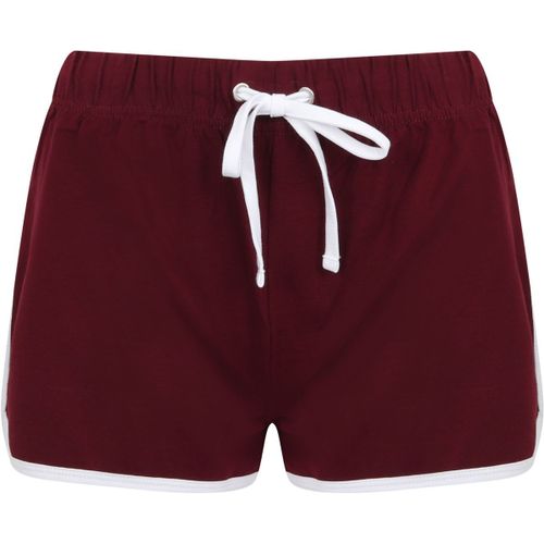 Short R?Tro Femme - Sk069 - Rouge Bordeau