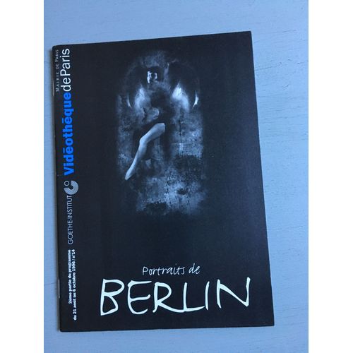 Vidéothèque De Paris : Portraits De Berlin (Catalogue & Programme-1996-58 Pages)