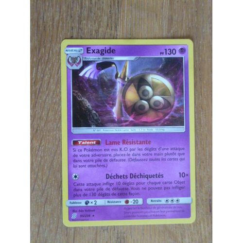 Carte Pokémon Française Rare Holo 95 /236 Exagide Harmonie Des Esprits