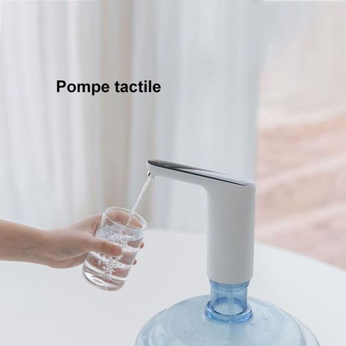 Pompe À Eau Electrique Distributeur D'eau Usb Rechargeable sans fil Pompe À Eau Domestique Pompe à Eau Automatique Blanc