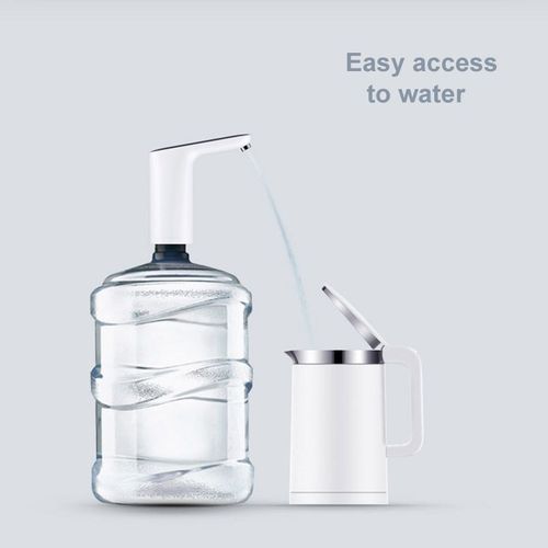 Pompe à Eau Automatique Usb Rechargeable sans fil Pompe À Eau Electrique Distributeur D'eau Pompe à eau Distributeur Blanc