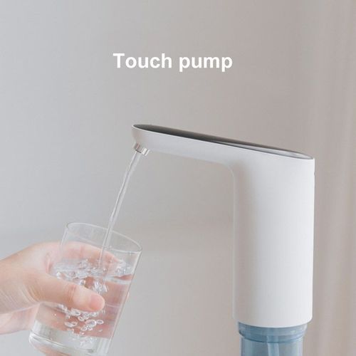 Pompe À Eau Electrique Distributeur D'eau sans fil Pompe à Eau Automatique Usb Rechargeable Pompe À Eau Portable Distributeur Blanc