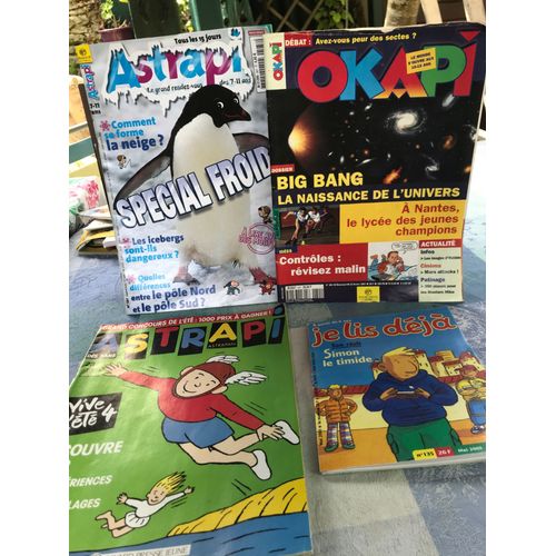 Astrapi 284, 587- Okapi 601- Je Lis Déjà 135- Spécial Froid - Pôle Nord Pôle Sud, Le Big Bang, Nantes, Les Champions