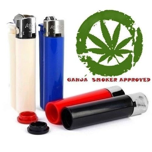Briquet Cachette Forme Faux Clipper - Boite À Weed, Ganja, Pilules, Billet...