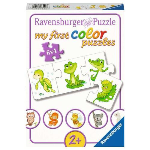 Puzzle 4 Pièces 6 Puzzles - My First Color Puzzles
