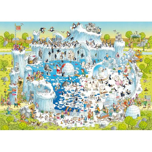 Puzzle 1000 Pièces Marino Degano: Habitat Polaire