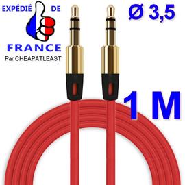 Câble Audio Jack 3.5mm Qualité Câble Auxiliaire 0.5/1.5/3m