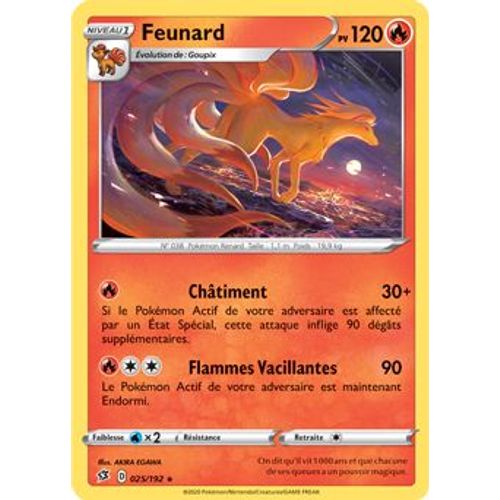 Feunard - 25/192 - Clash Des Rebelles