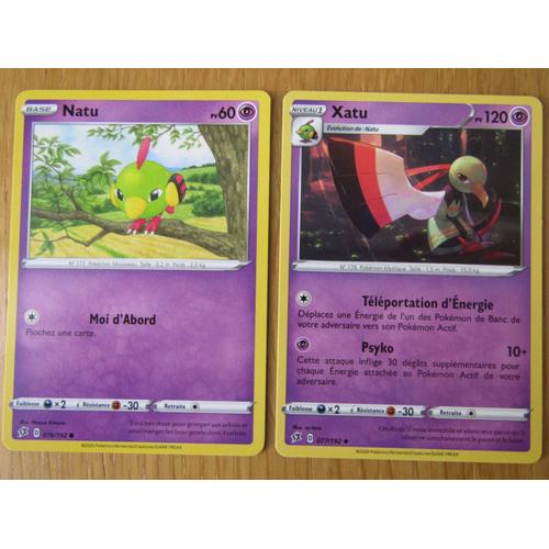 Natu 76/192 + Xatu 77/192 - Clash Des Rebelles