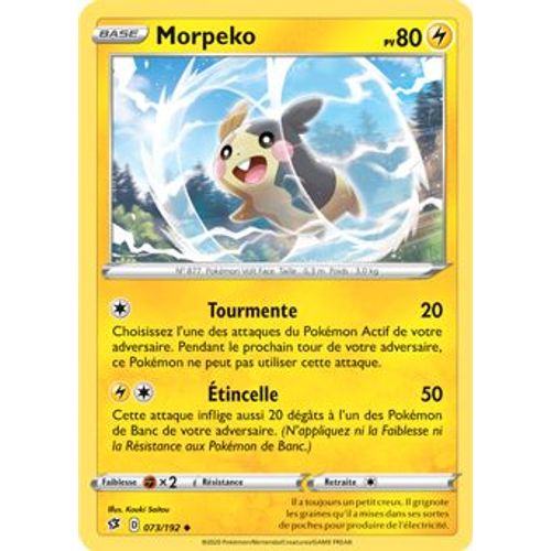 Morpeko - 73/192 - Clash Des Rebelles