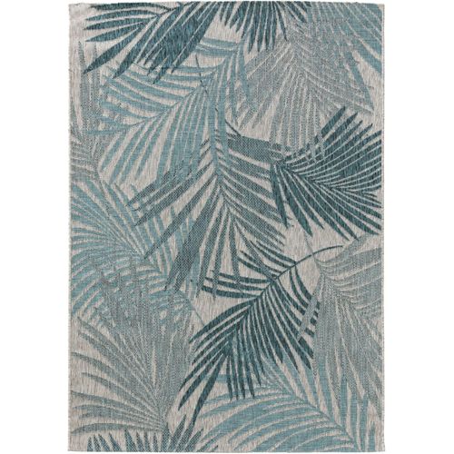 Tapis D'extérieur Cleo Bleu 200x300 Cm - Tapis Outdoor Pour Balcon, Terrasse Et Jardin