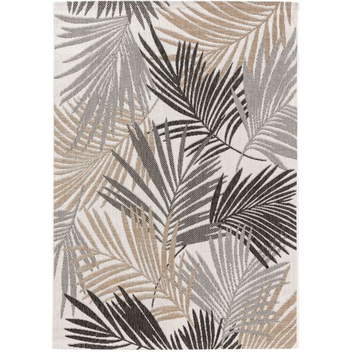 Tapis D'extérieur Cleo Noir 80x150 Cm - Tapis Outdoor Pour Balcon, Terrasse Et Jardin