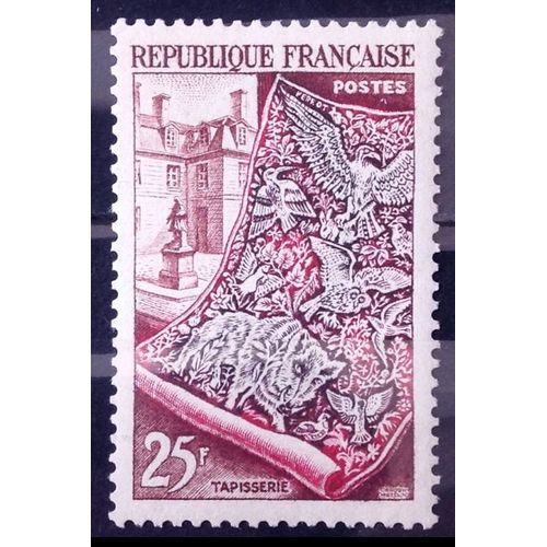 Productions De Luxe - Métiers D'art 1954 - Tapisserie Et Cour Des Gobelins 25f (Superbe N° 970) Neuf* - Cote 10,00 - France Année 1954 - N28644