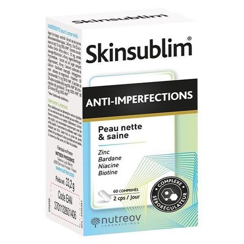 Nutreov Skinsublim Anti-Imperfections 60 Comprimés 