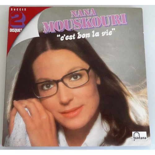 Disque Vinyle Double 33 Tours - Nana Mouskouri - "C'est Bon La Vie"