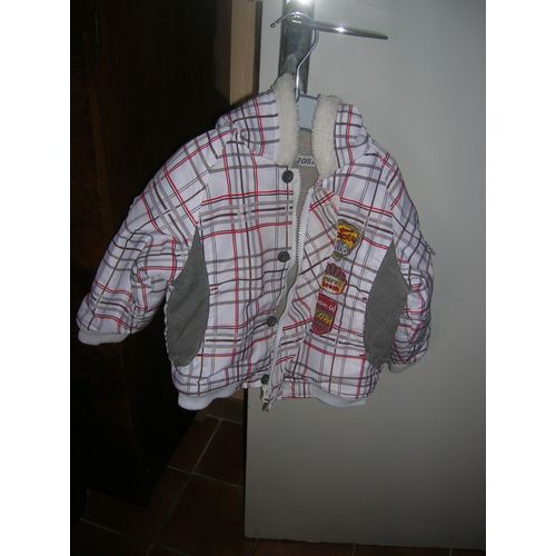 Blouson À Capuche Doublé Tom Et Kiddy 24 Mois 100% Polyester.