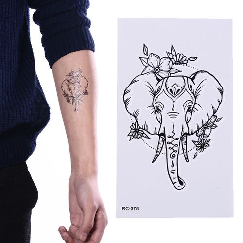 Autocollant Imperm Able Temporaire Pour Tatouage Mandala Henna Hibou Chat De Poisson Art Du Corps Tatto Faux Tatouages Pour Filles Et Hommes 12 Rakuten