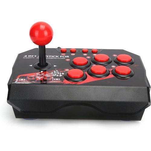 Arcade Fight Stick Usb Joystick Filaire Contrôleur De Jeu Fighting Stick Filaire Arcade Joystick Accessoires De Jeux D'arcade Pour Switch/Pc/Ps3 Gaming