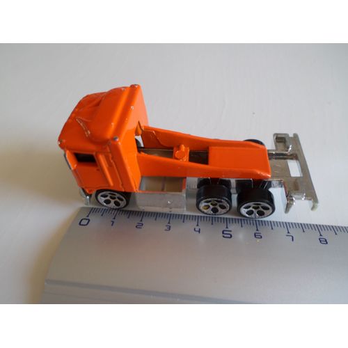 Camion Tracteur Orange Reservoir Argente-Hot Wheels