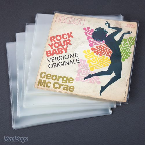 1000 Pochettes De Protection Pour Disques Vinyles 45 Tours, Épaisseur 100 My -Haute Qualité