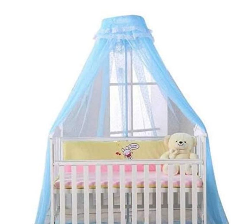 Ciel De Lit Bebe Avec Support Moustiquaire Ronde Pour Lit De Bebe Contre Insectes Baldaquin Decoratif Rakuten