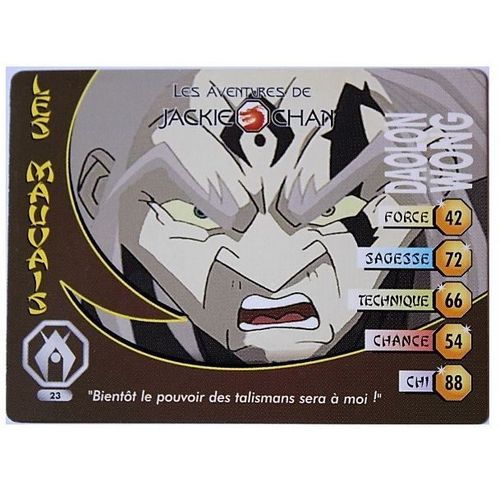Carte Jackie Chan 23 - Daolon Wong