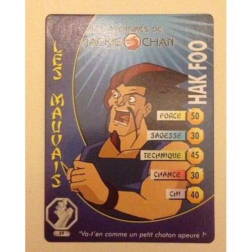 Carte Jackie Chan 29 - Hak Foo