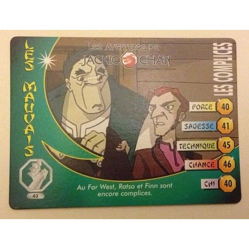 Carte Jackie Chan 43 - Les Complices 2003