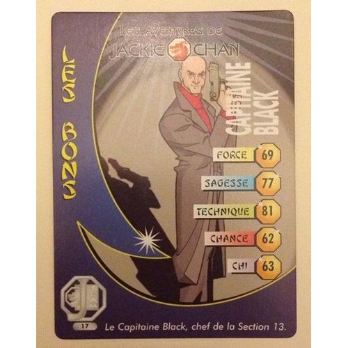 Carte Jackie Chan 17 - Capitaine Black 2003