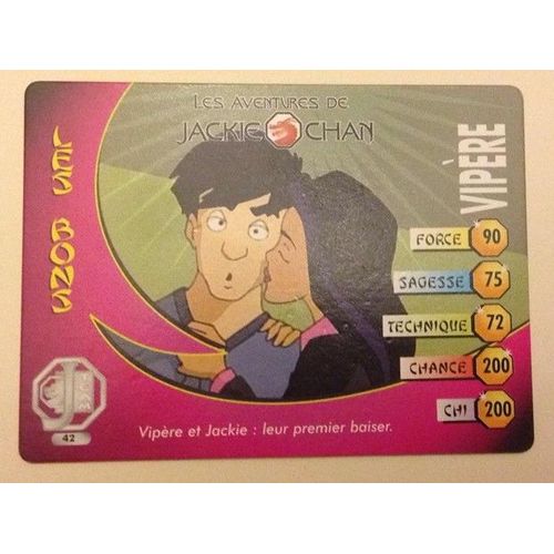Carte Jackie Chan 42 - Vipère 2004