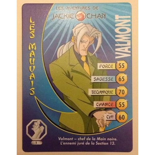 Carte Jackie Chan 1 - Valmont 2003