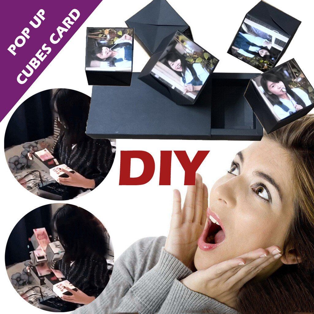 Carte de bricolage crative surprise Ensemble de cartes Phot... - 2