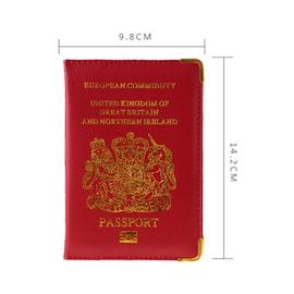 LLLucky Russe Emblème Passeport Voyage Organisateur Titulaire Carte Cas Protecteur Couverture Portefeuille