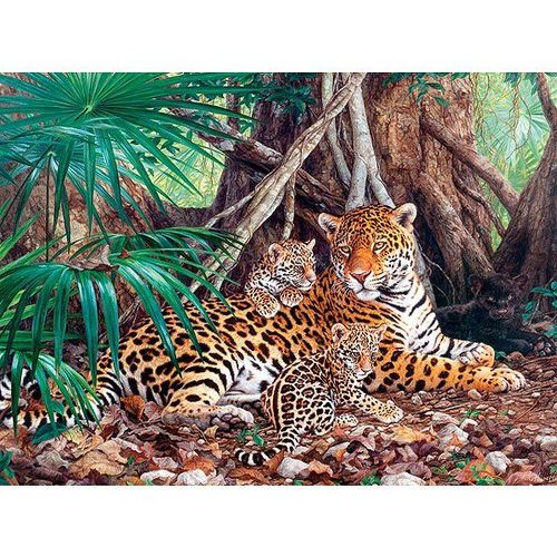 Puzzle 3000 Pièces Jaguars Dans La Forêt