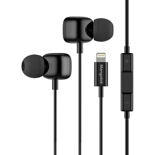 Écouteurs Lightning pour Apple - Filaires - Avec microphone - Pour iPhone 12/12 Pro/12 Mini/SE/11 Pro Max/10/X/XS/XR/7/8 Plus