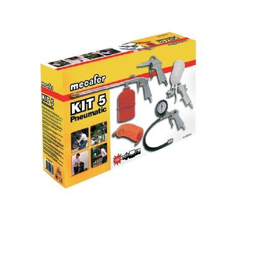 Kit 5 accessoires air comprimé MECAFER