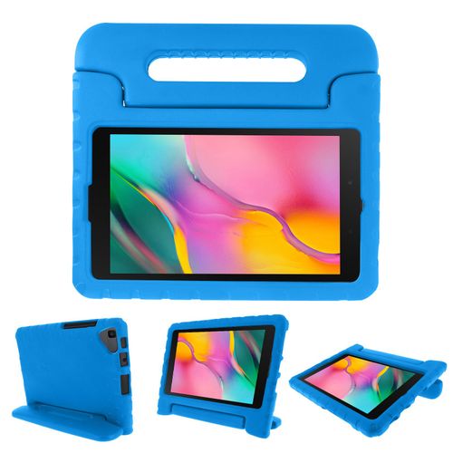 Coque Galaxy Tab A 8.0 2019 Protection Antichoc Poignée-Support Enfant Bleu