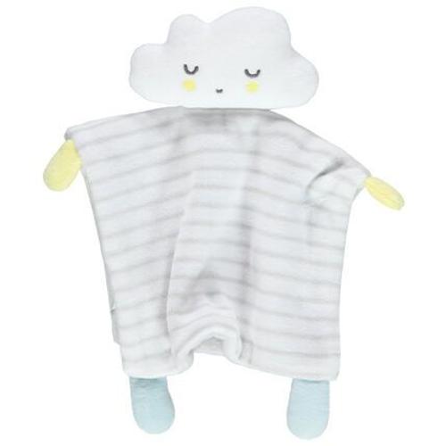 Doudou Nuage Blanc Sur Doudou Raye Peluche Jouet Naissance Orchestra Premaman