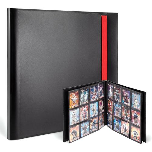 Albums pour Cartes à Collectionner, Protège Carte, Livre Rangement Carte Peut 40 Pages Capacité de 480 Pochette Poches Classeur Compatible pour Pokémo n, YU-Gi-Oh, MTG, Cartes de Sport