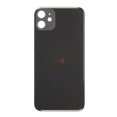 Vitre Arriere Apple Iphone 11 Noir Cache Dos En Verre Avec Logo