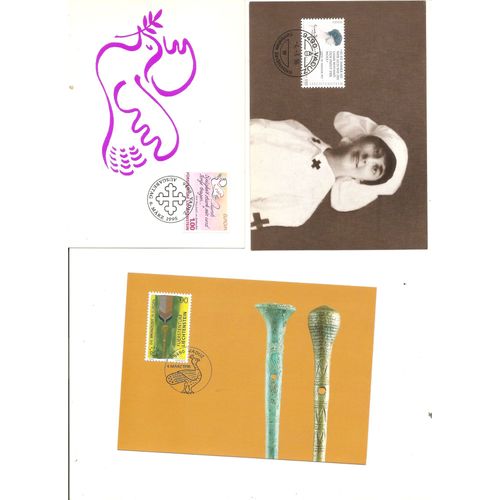 8 Cartes Postales Premier Jour Europa