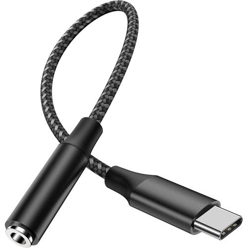 Adaptateur de Prise de Casque à 3,5mm,Adaptateur Jack USB Type C avec DAC,écouteurs Numérique Type C vers Audio Compatible avec Galaxy S23-S20+,iPhone 15 Pro Max/15 Pro/15,MacBook Pro,Huawei