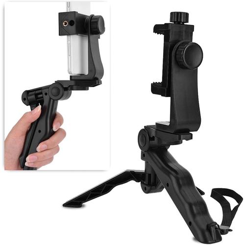 Stabilisateur De Téléphone Portable De Smartphone De Trépied, Trépied De Voyage De Téléphone Portable De Gimbal Avec Le Support De Smartphone, Stabilisateur De Main Max.Hauteur 210mm, Pour La Plupart