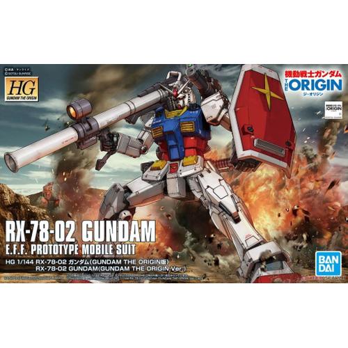 Gundam - Hg Rx-78-2 Gundam 'the Origin Version' 1/144 - Model Kit