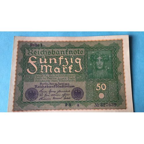 Billet Allemagne 50 Mark 1919