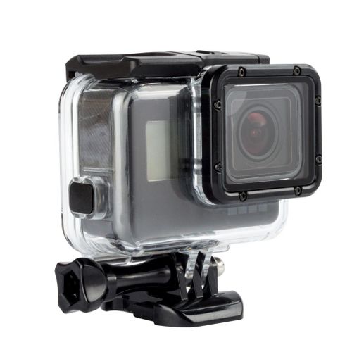 Boîtier étanche 60M + porte arrière d'écran pour GoPro 5camera