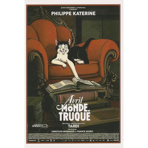 Carte Postale Tardi Jacques Affiche Film Avril Et Le Monde Truqué 2015