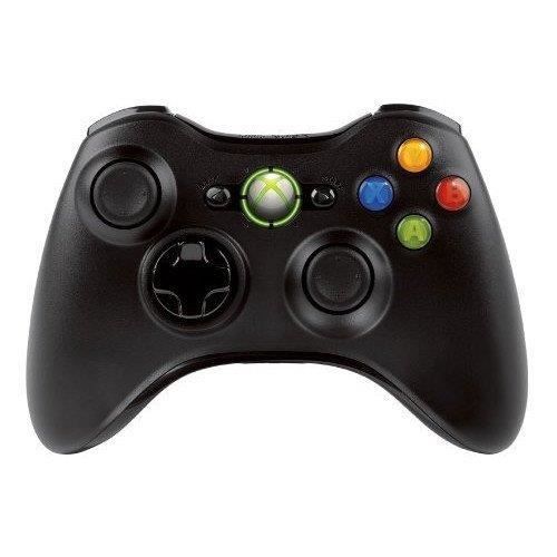 Manette Sans Fil Noire Xbox 360